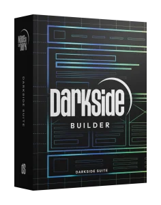 Darkside Builder running in the WordPress admin