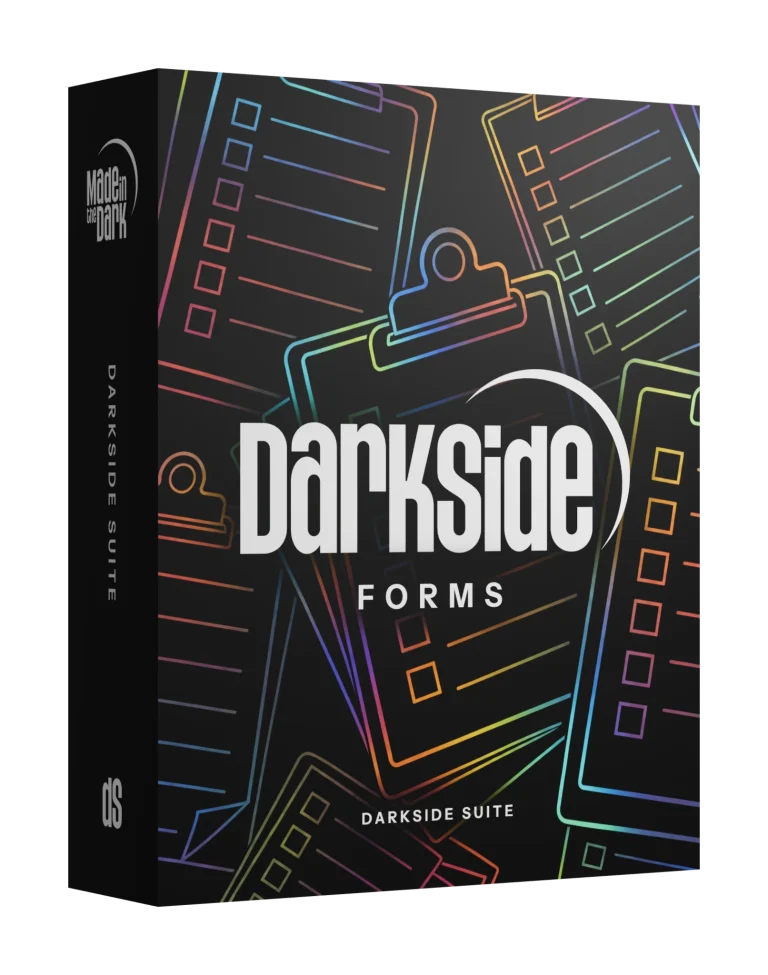Darkside Forms running in the WordPress admin