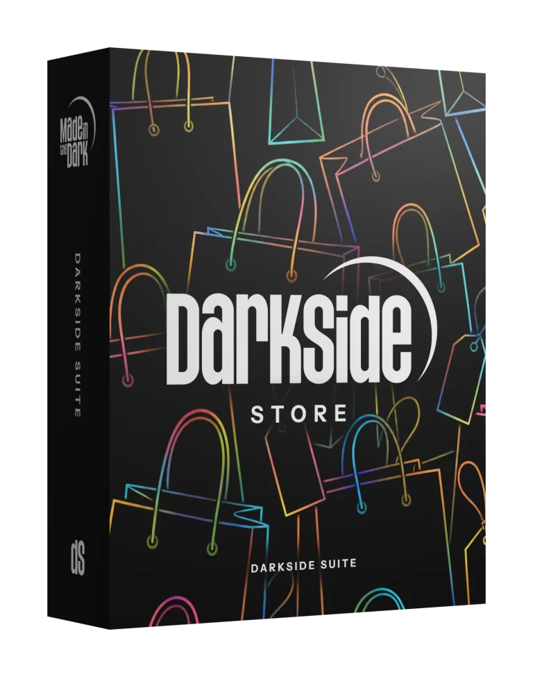 Darkside Store running in the WordPress admin