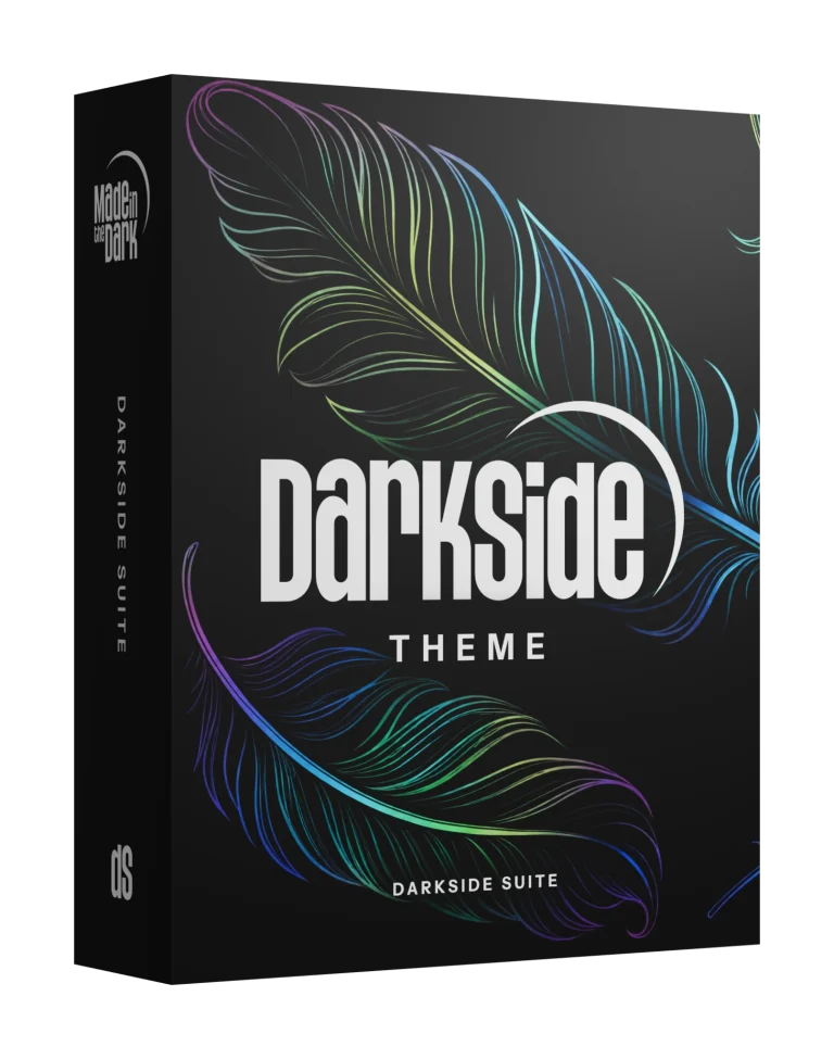 Darkside Theme running in the WordPress admin